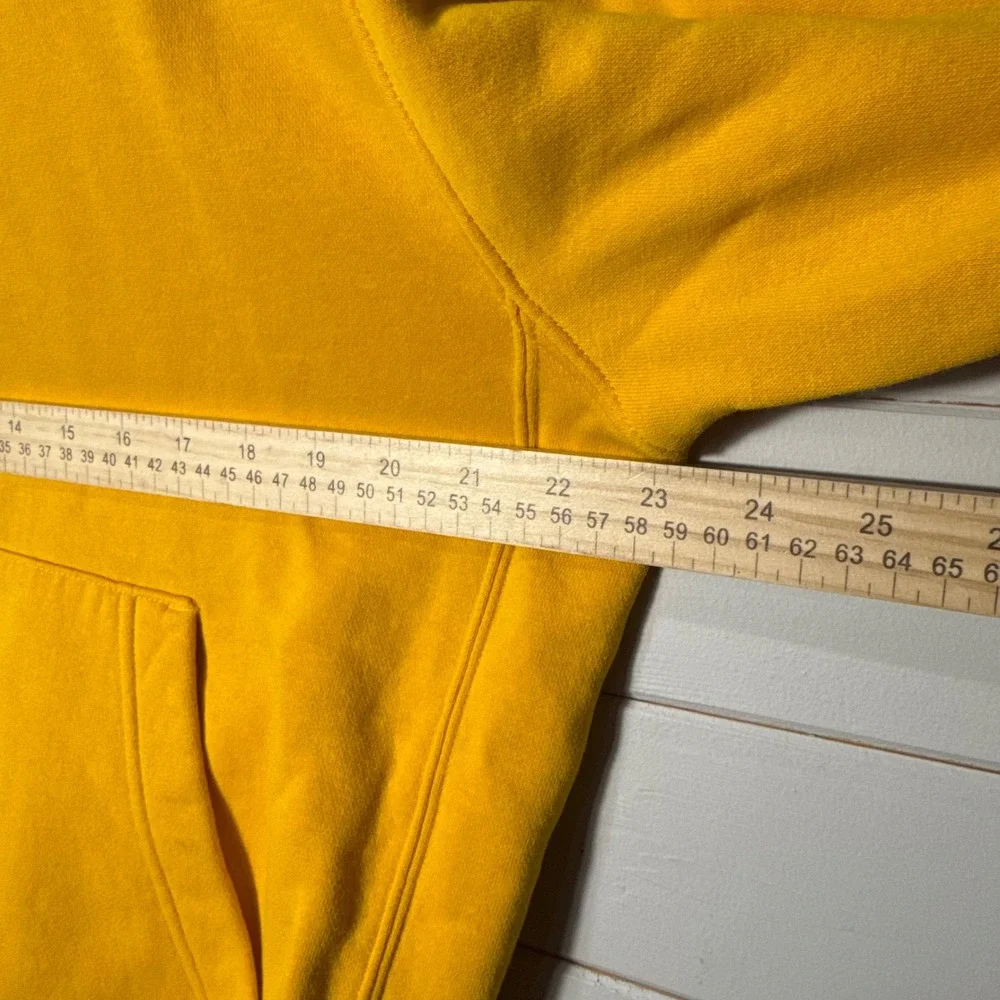 Nike Mens Pullover Hoodie Yellow Sportswear Fleece CJ1611-716 Size Small